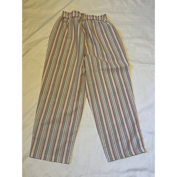 Harper by Block Striped pants Size Medium Red White Blue - Picture 1 of 2